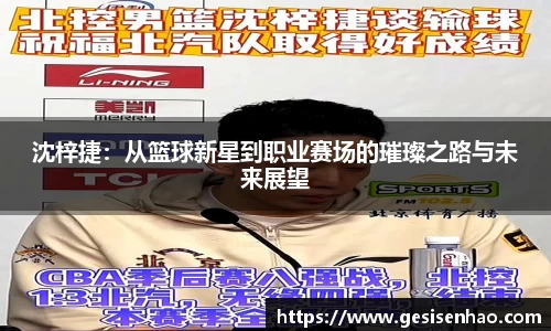 沈梓捷：从篮球新星到职业赛场的璀璨之路与未来展望