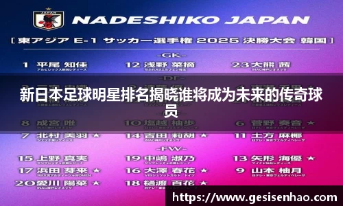 新日本足球明星排名揭晓谁将成为未来的传奇球员